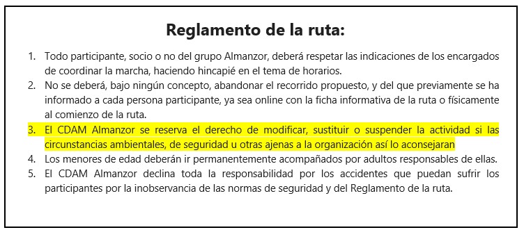 6. Reglamento astronómica